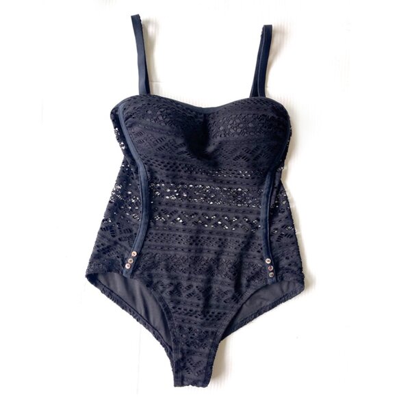 Lookbook Store Lace One Piece Swimsuit Size 12 - Picture 11 of 11